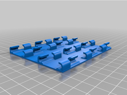 cable organizer wall dharam 3d print model - Mito3D