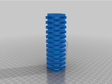 croydon 50p building pencil pot makethingswith 3d print model - Mito3D