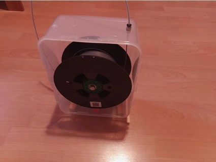auto rewind air-tight spool holder 3dninjaprintor 3d print model - Mito3D