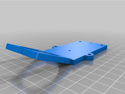 arrma voltage esc cooling fan plate polymertoad 3d print model - Mito3D