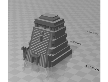 age empires ii castillo azteca earl brunner 3d print model - Mito3D