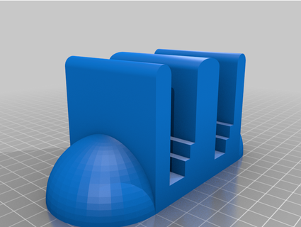double carnet tablette supporter cuisses 3d print model - Mito3D