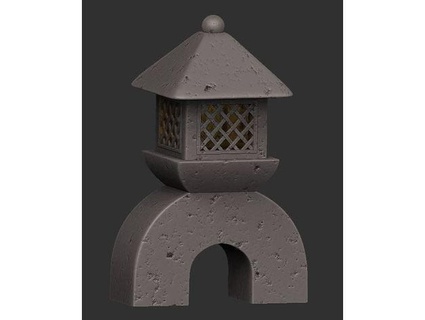 japanese garden lantern spacelord87 3d print model - Mito3D