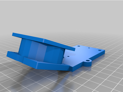 arma Voltaj ESC soğutma hayran dirsek polimerkurbağa 3d print model - Mito3D
