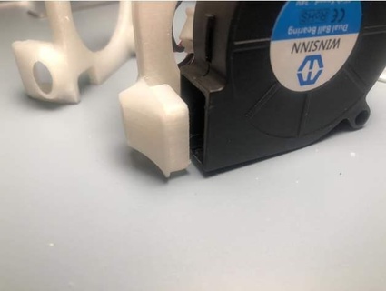 Zwilling Turbofan Düse Extruder aktualisieren Chrisadamhunter 3d print model - Mito3D