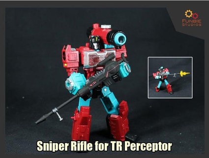sniper rifle transformers titans return perceptor funbiestudios 3d print model - Mito3D