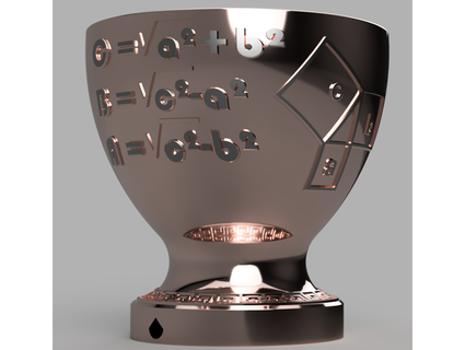 pythagorean cup 2 versions waessman 3d print model - Mito3D