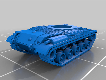 6mm m41 tank yüzden 3d print model - Mito3D
