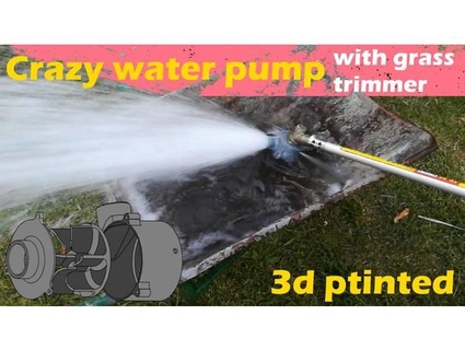 water pump grass trimmer 3diyproject 3d print model - Mito3D