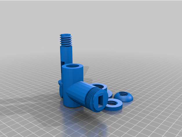 5 galão água torneira conexões biowolf79 3D print model - Mito3D