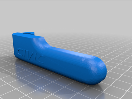 civic 7th gen door handle mtsimmer 3d print model - Mito3D
