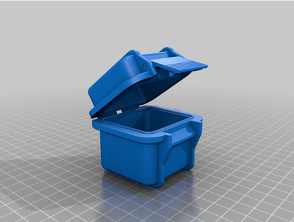 rugged cufflink box kingwell 3d print model - Mito3D