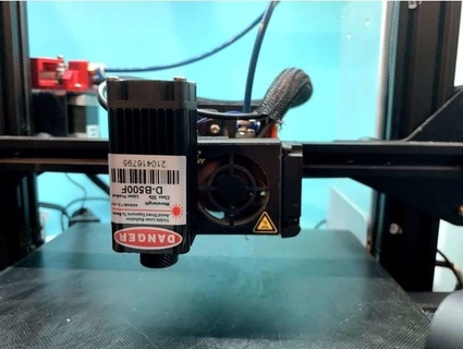 optimiert permanent Laser montieren Ender 3 danr uk 3d print model - Mito3D