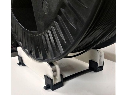 pies rieles rodamiento carrete soporte estabilización Serachia 3d print model - Mito3D