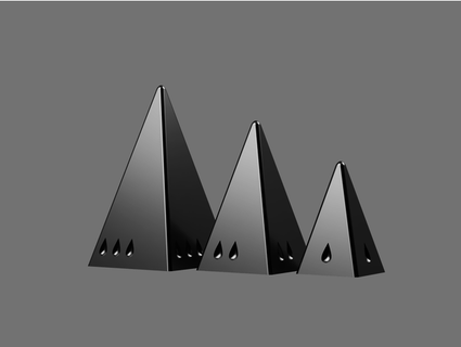 Looney piramitler cmlunsford 3d print model - Mito3D