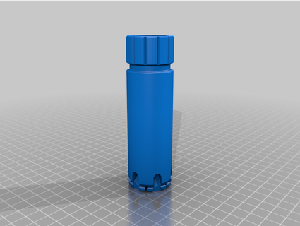 cs scar supressor thru holed racerethan 3d print model - Mito3D