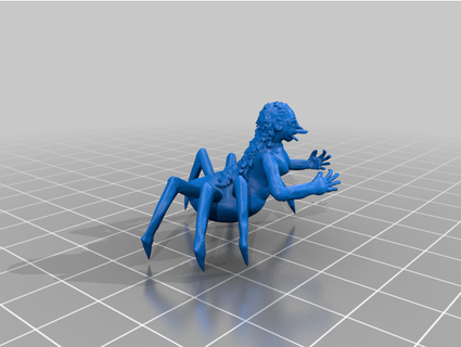 werespider alienbard 3d print model - Mito3D