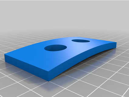 astromech r2 dome button mount leetowersey 3d print model - Mito3D