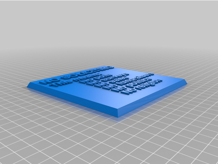 solicitando placa happykill 3d print model - Mito3D