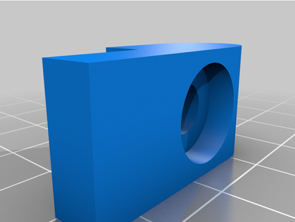 mirror mounting clip block wall moosejuice1983 3d print model - Mito3D