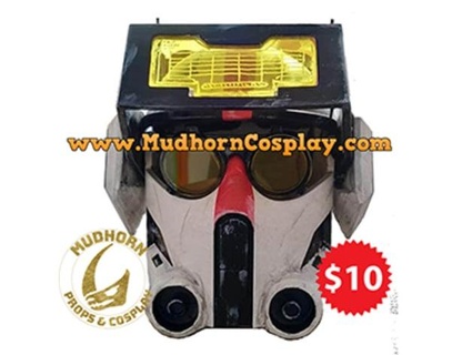 tech helmet - bad batch star wars cosplay mudhorn props 3d print model - Mito3D