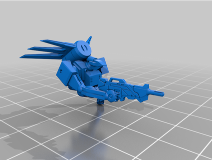 airdropped tacbot rem thedroobz 3d print model - Mito3D