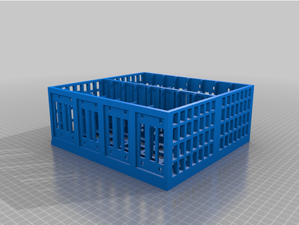 16x 35 matx hard drive cage v2 orrorin6 3d print model - Mito3D
