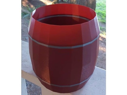 trash barrel guyzerr 3d print model - Mito3D