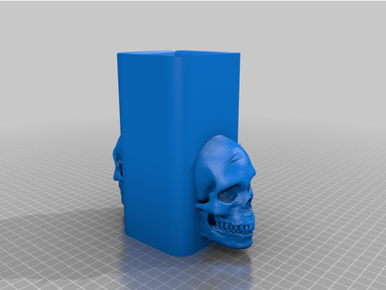 skull tower ashtray stoney21 3d print model - Mito3D