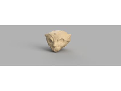 anthropomorphe sphinx chat jotitax 3d print model - Mito3D