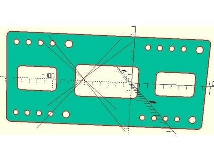 foil board base plate translator fluidity 3d print model - Mito3D