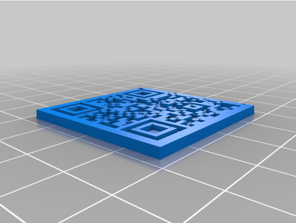 rickroll qr codice patrickhacks 3d print model - Mito3D