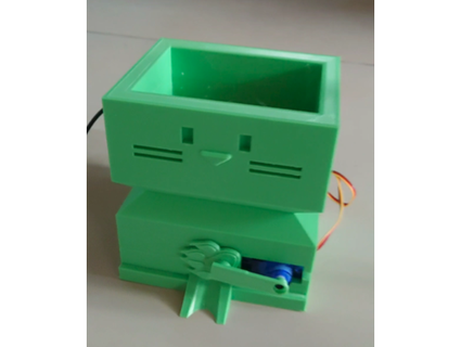 cute cat-feeder haziqahmad96 3d print model - Mito3D