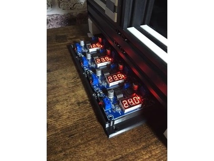 converter rack 4pcs henks 3d print model - Mito3D