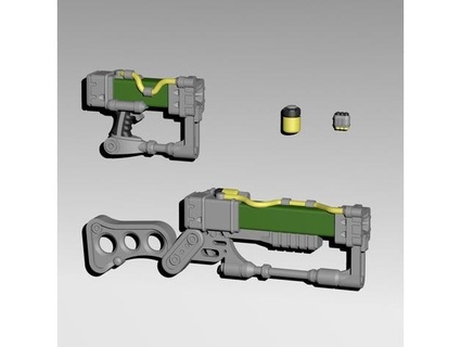 araları açılmak 3 lazer silahlar 28mm maksimv13 3d print model - Mito3D