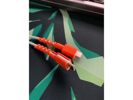 cable saver ipad pro apple usb-c marderman 3d print model - Mito3D
