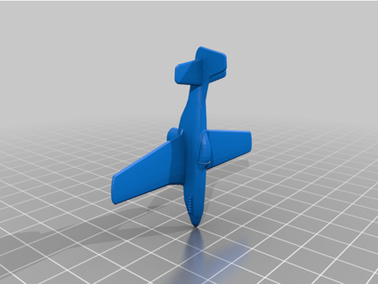 north american p-51 mustang sonycrow 3d print model - Mito3D
