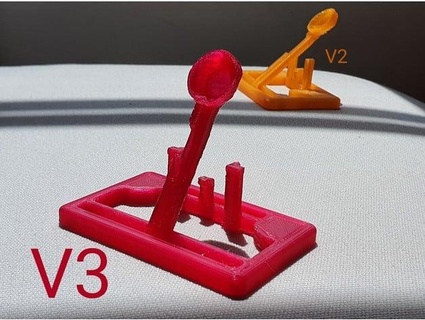 mikro mancınık v3 çiçek 3d print model - Mito3D