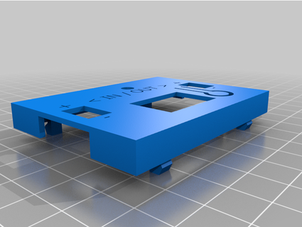 Bock Konverter dc lm2596 step down Leistung Modul tool less einrasten passen Gehege ragnarokdownunder 3d print model - Mito3D