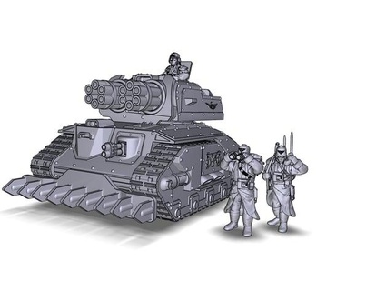 luz gtling tanque tarântula karskin 3d print model - Mito3D