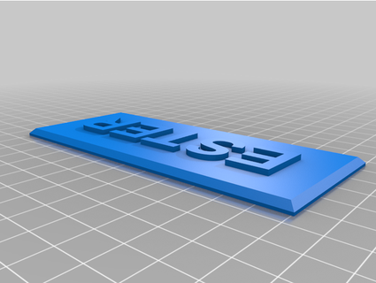 targhette fuliggine carbone 3d print model - Mito3D