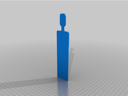 uzun spatula mazza 3d print model - Mito3D