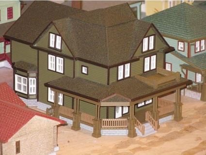 ho scale modern house no 132 kabrumble  3d print model - Mito3D