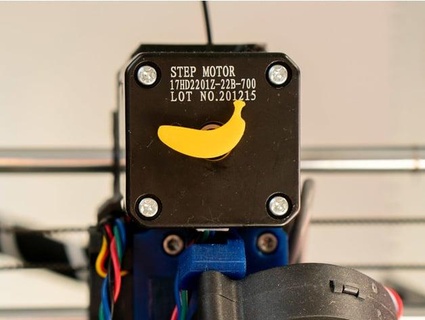 plátano extrusora motor rotación indicador korotyshka 3d print model - Mito3D