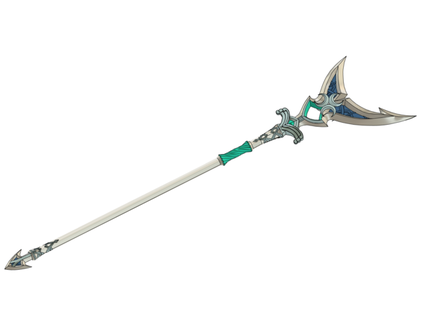 zora silverscale spear legend zelda breath wild ethanosu 3d print model - Mito3D