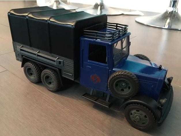 Indiana Jones LKW Rückseite Startseite Mantel Scheinwerfer Hoppla 3D print model - Mito3D