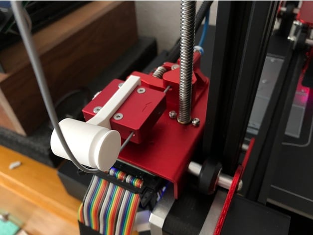 cr10s pro v2 filament guider roulements Terminal 6 3D print model - Mito3D