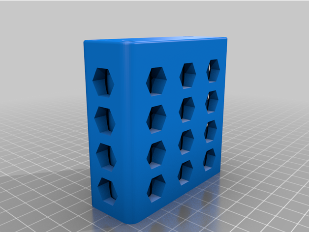 caja batería externa 12 3x18650 axento70 3D print model - Mito3D