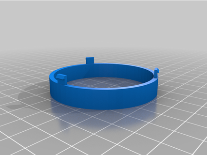 anel de encaixe da tampa traseira - secador taiff waolima 3d print model - Mito3D