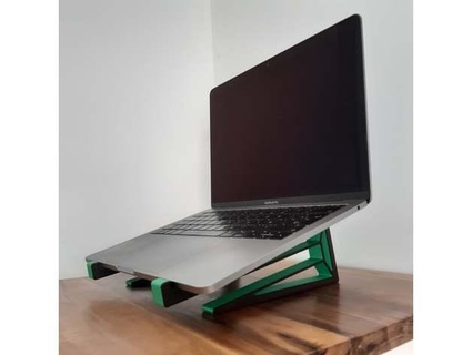 laptop raiser vertical stand layo3d 3d print model - Mito3D
